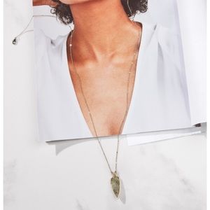 Somerville Stone Pendant - Labradorite/Gold